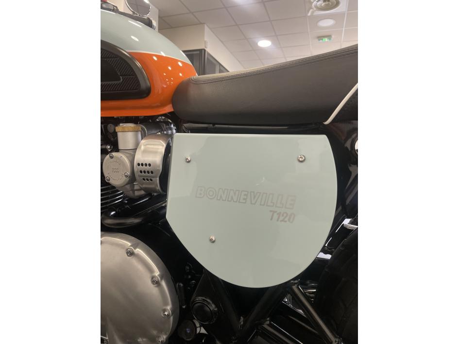 TRIUMPH BONNEVILLE T120 Meriden Blue / Tangerine